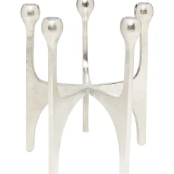 KARE Design Bougeoirs|Bougeoir Stacky Argente 31Cm