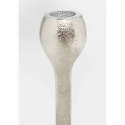 KARE Design Bougeoirs|Bougeoir Stacky Argente 31Cm