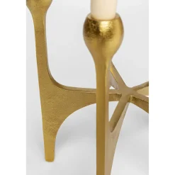 KARE Design Bougeoirs|Bougeoir Stacky Dore 31Cm