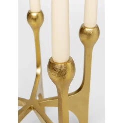 KARE Design Bougeoirs|Bougeoir Stacky Dore 31Cm