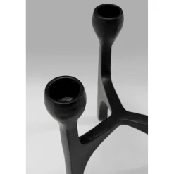 KARE Design Bougeoirs|Bougeoir Stacky Noir 15Cm