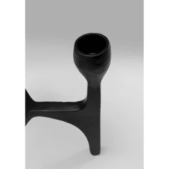 KARE Design Bougeoirs|Bougeoir Stacky Noir 15Cm
