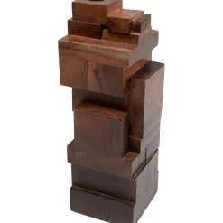 KARE Design Bougeoirs|Bougeoir Wood Tetris 31Cm
