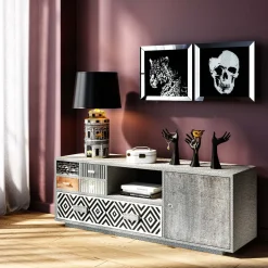 KARE Design Buffets Bas|Buffet Bas Chalet 1 Porte,5 Tiroirs