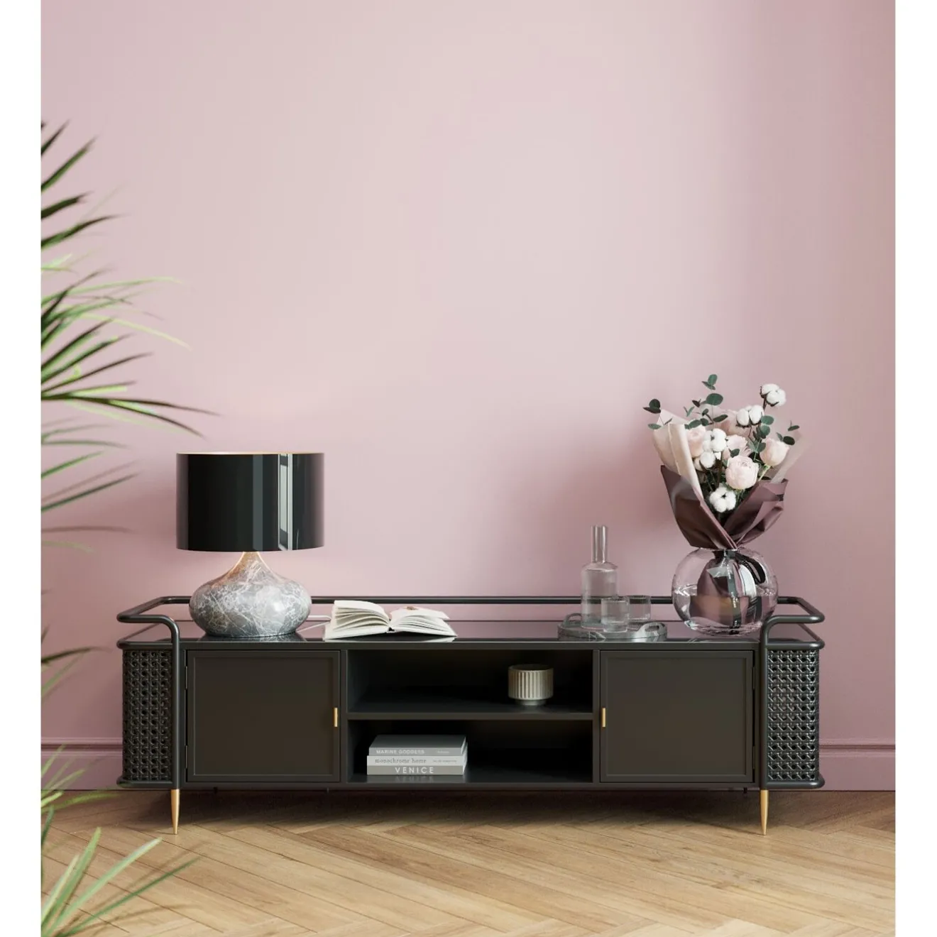 KARE Design Buffets Bas|Buffet Bas Fence 160X48Cm