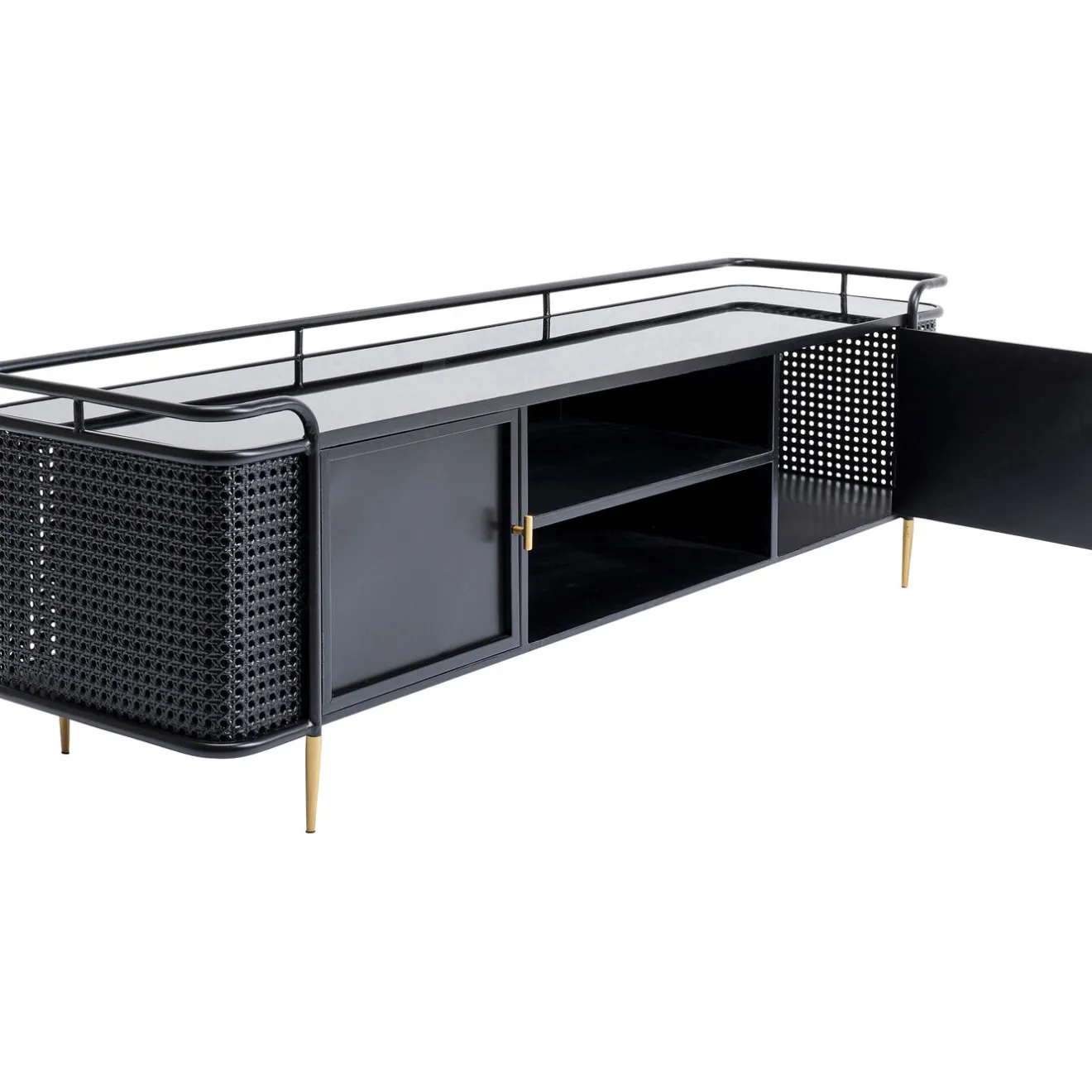 KARE Design Buffets Bas|Buffet Bas Fence 160X48Cm