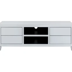 KARE Design Buffets Bas|Buffet Bas Luxury Push Blanc 140X50Cm