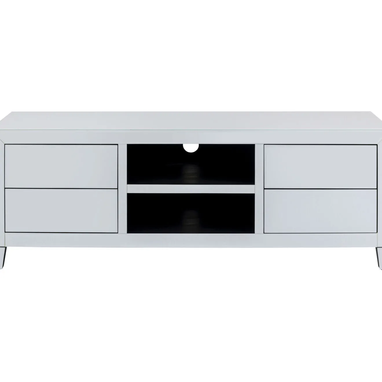 KARE Design Buffets Bas|Buffet Bas Luxury Push Blanc 140X50Cm