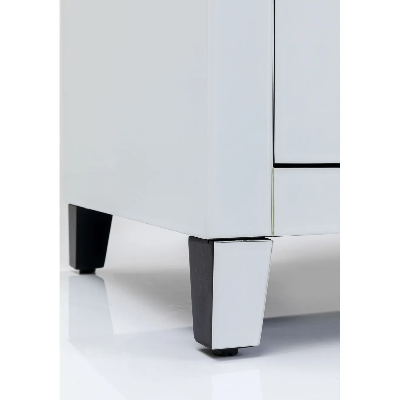 KARE Design Buffets Bas|Buffet Bas Luxury Push Blanc 140X50Cm