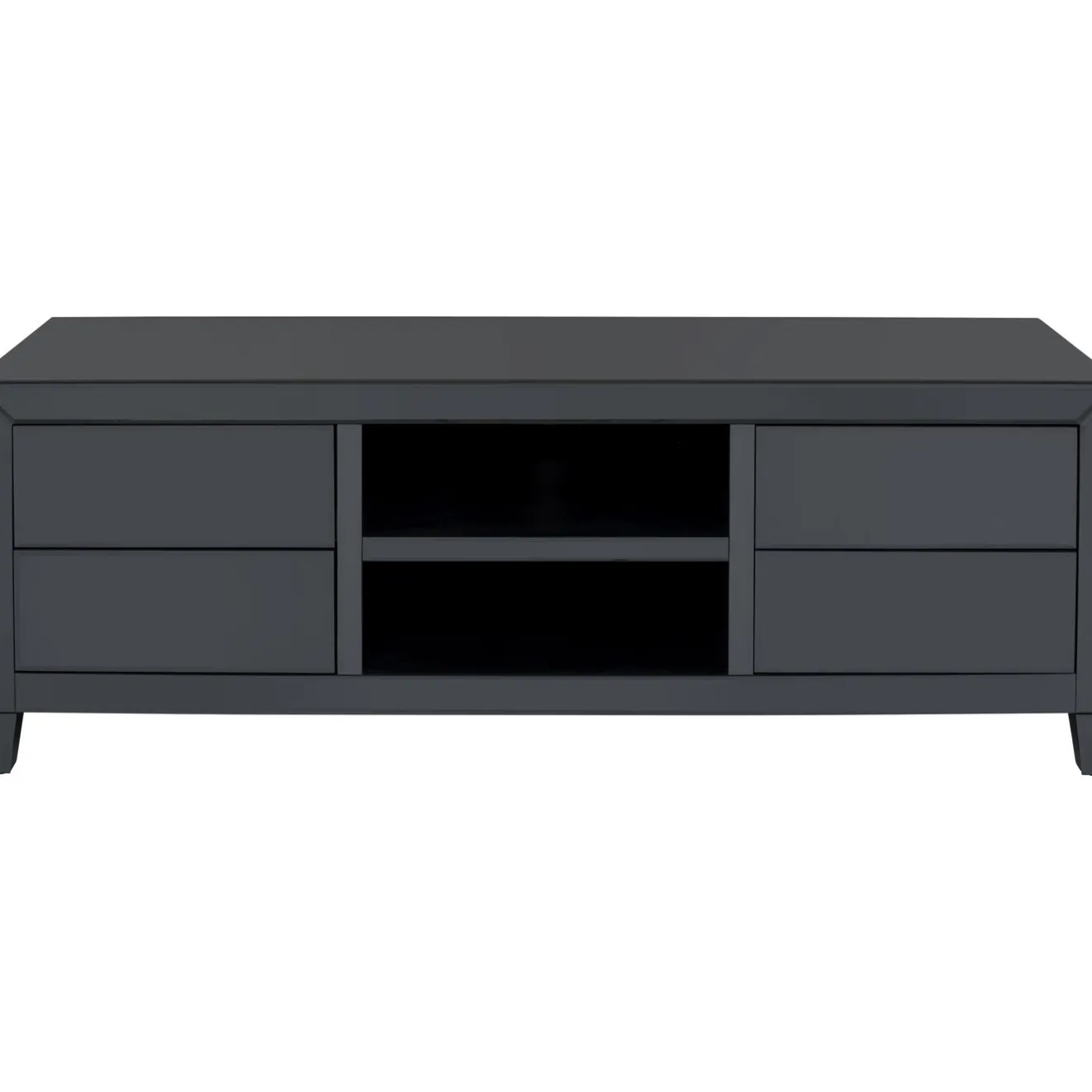 KARE Design Buffets Bas|Buffet Bas Luxury Push Gris 140X50Cm