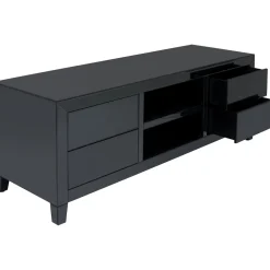 KARE Design Buffets Bas|Buffet Bas Luxury Push Gris 140X50Cm