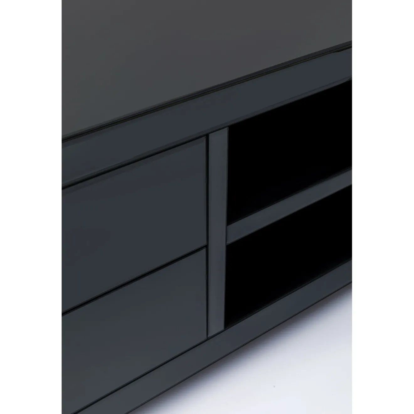 KARE Design Buffets Bas|Buffet Bas Luxury Push Gris 140X50Cm