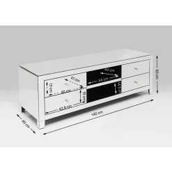 KARE Design Buffets Bas|Buffet Bas Luxury 140X50Cm