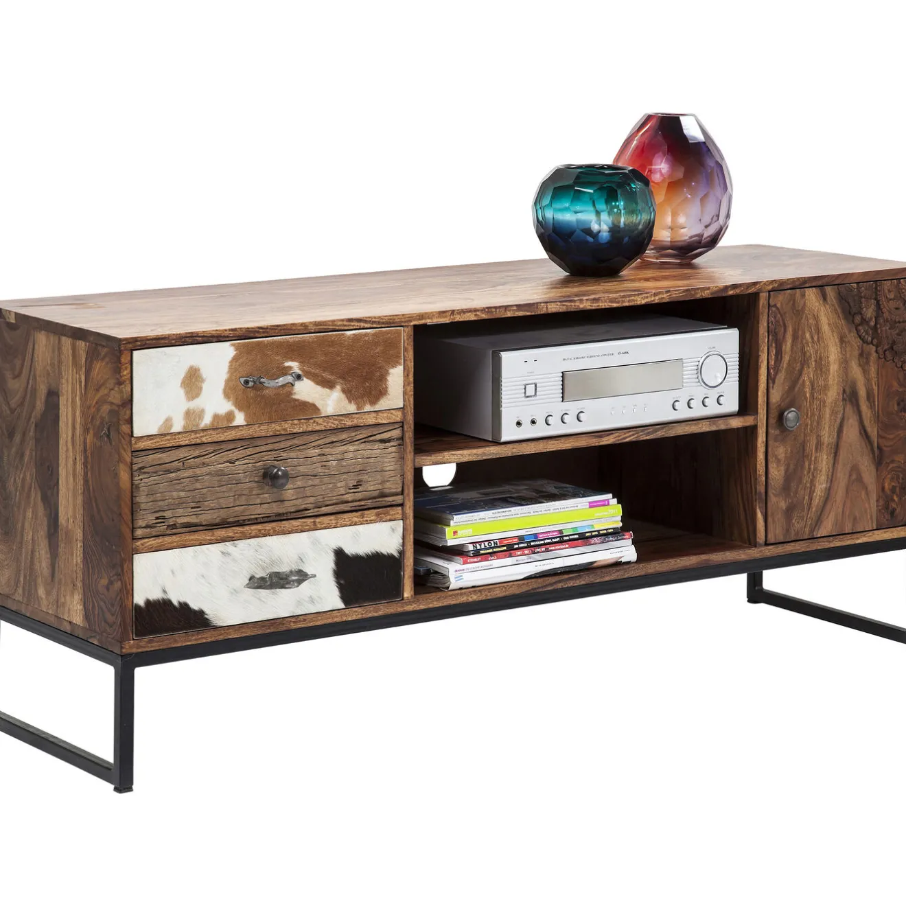 KARE Design Buffets Bas|Buffet Bas Rodeo 1 Porte,3 Tiroirs