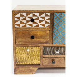 KARE Design Buffets Bas|Buffet Bas Soleil 3 Portes,9 Tiroirs