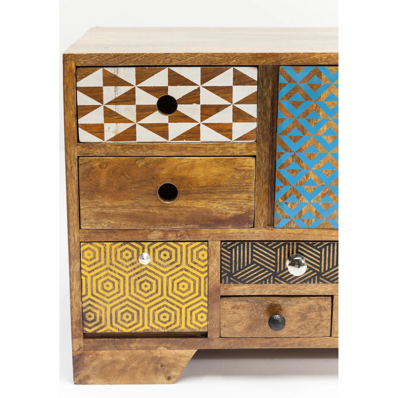 KARE Design Buffets Bas|Buffet Bas Soleil 3 Portes,9 Tiroirs