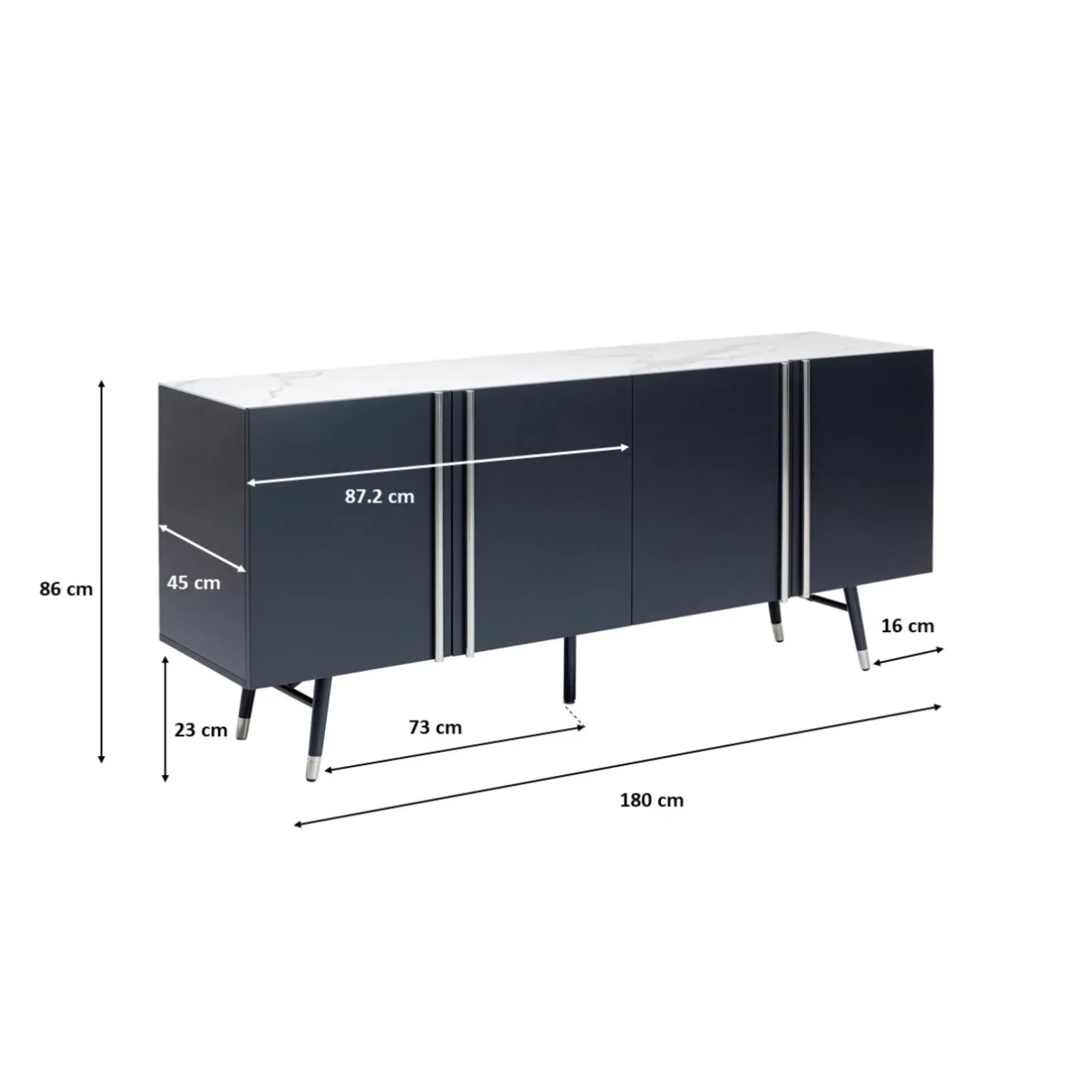 KARE Design Buffets|Buffet Catania 180X86Cm