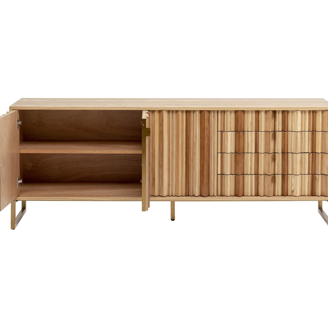 KARE Design Buffets|Buffet Concertina Nature 186X74Cm