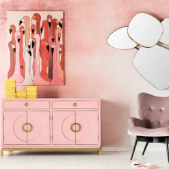 KARE Design Buffets|Buffet Disk Pink