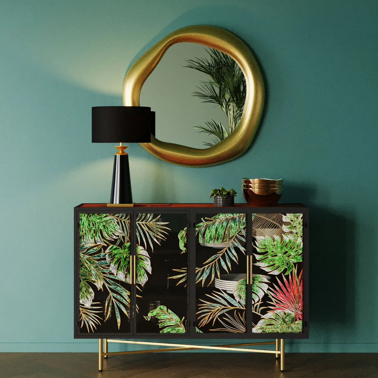 KARE Design Buffets|Buffet Jungle 135X95Cm
