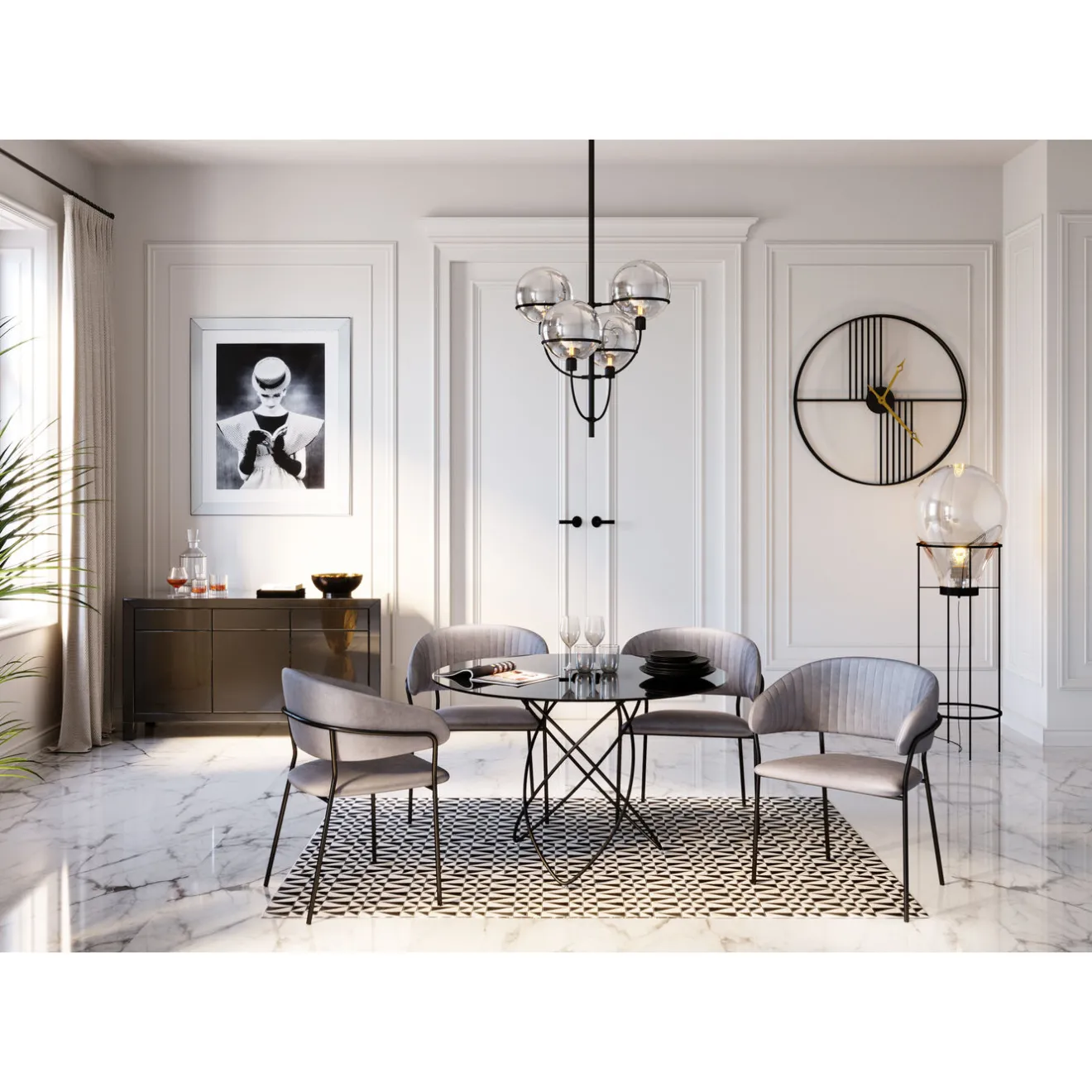 KARE Design Buffets|Buffet Luxury Push Gris