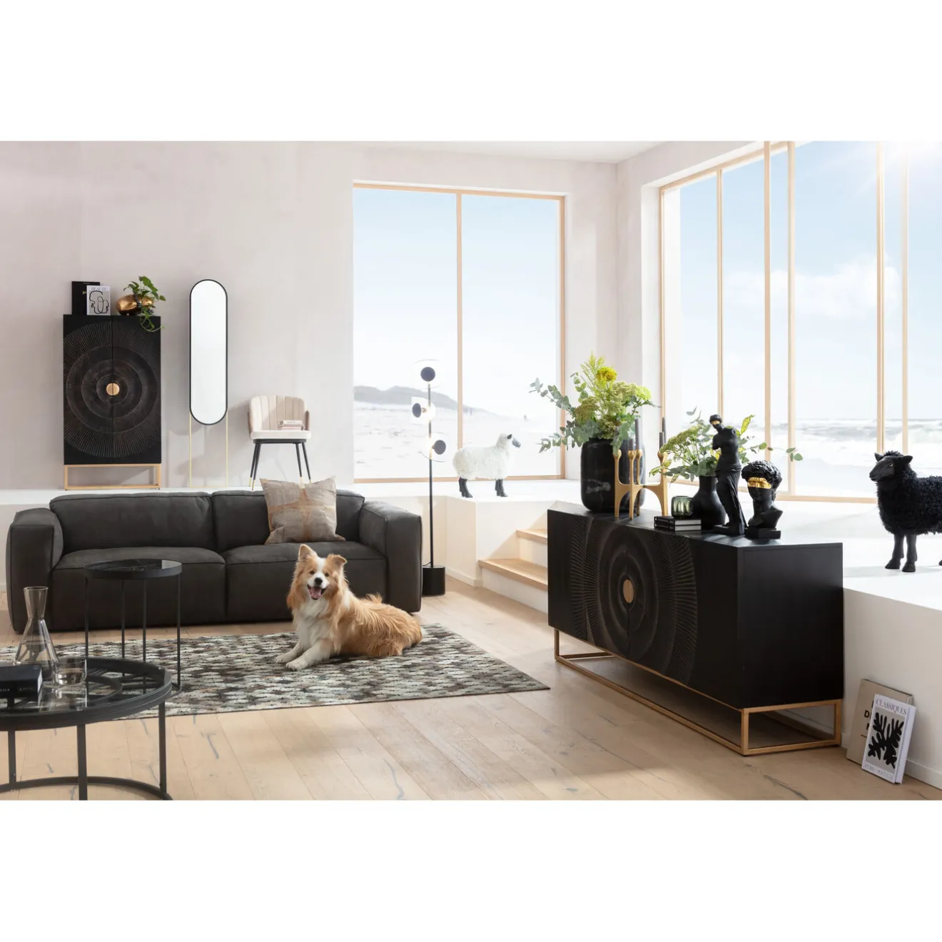 KARE Design Buffets|Buffet Madeira Fonce 177X75Cm