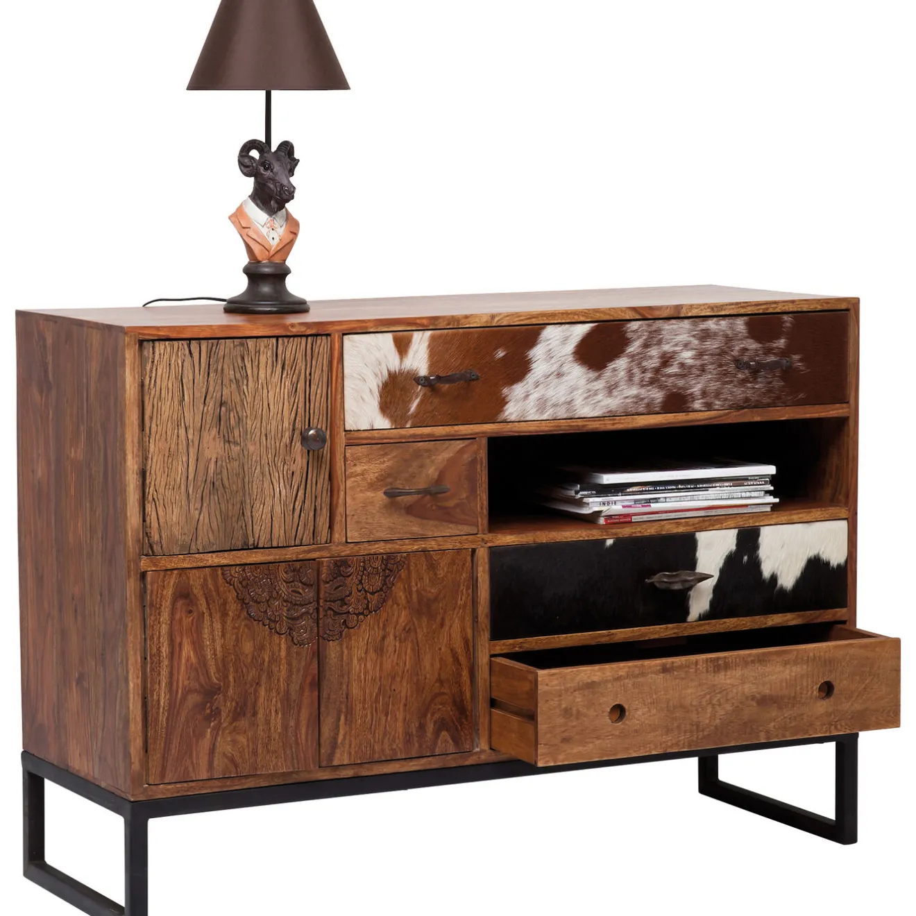 KARE Design Buffets|Buffet Rodeo 3 Portes,4 Tiroirs