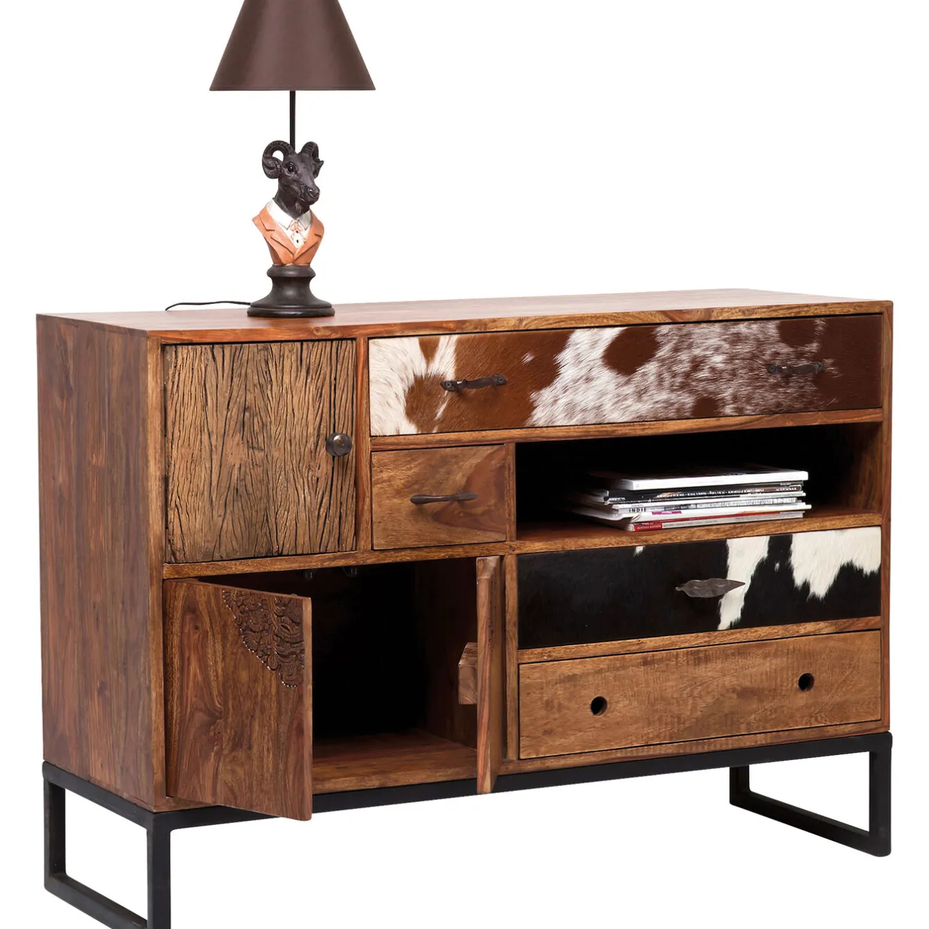 KARE Design Buffets|Buffet Rodeo 3 Portes,4 Tiroirs