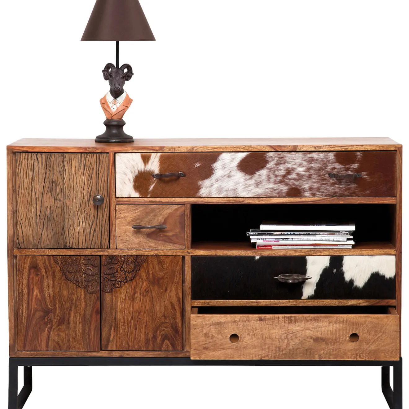 KARE Design Buffets|Buffet Rodeo 3 Portes,4 Tiroirs