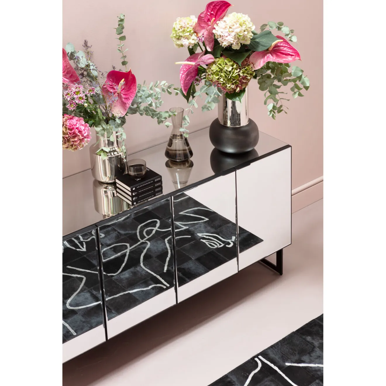 KARE Design Buffets|Buffet Soran Noir 160X45Cm