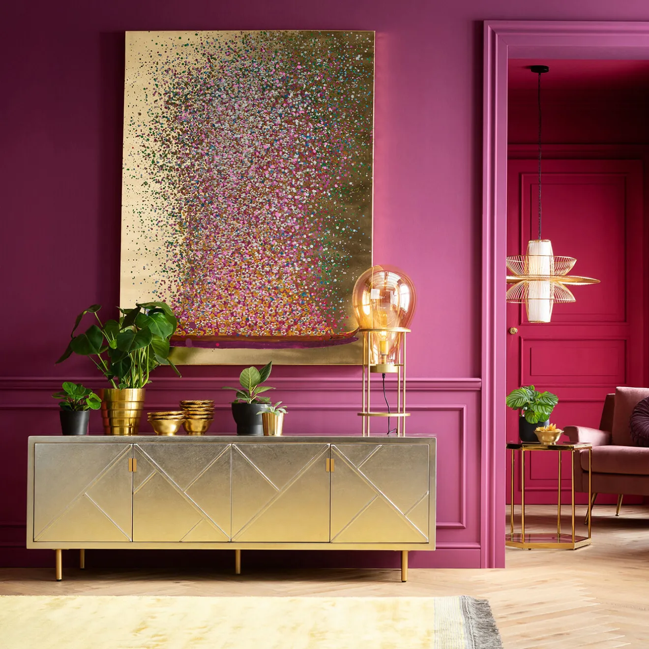 KARE Design Buffets|Buffet Venice Triangle 180X64Cm