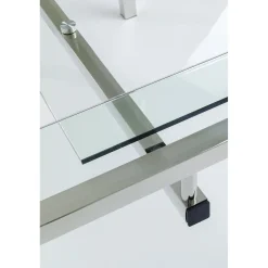 KARE Design Bureaux|Bureau D Angle Lorenco Chrome 210X180Cm