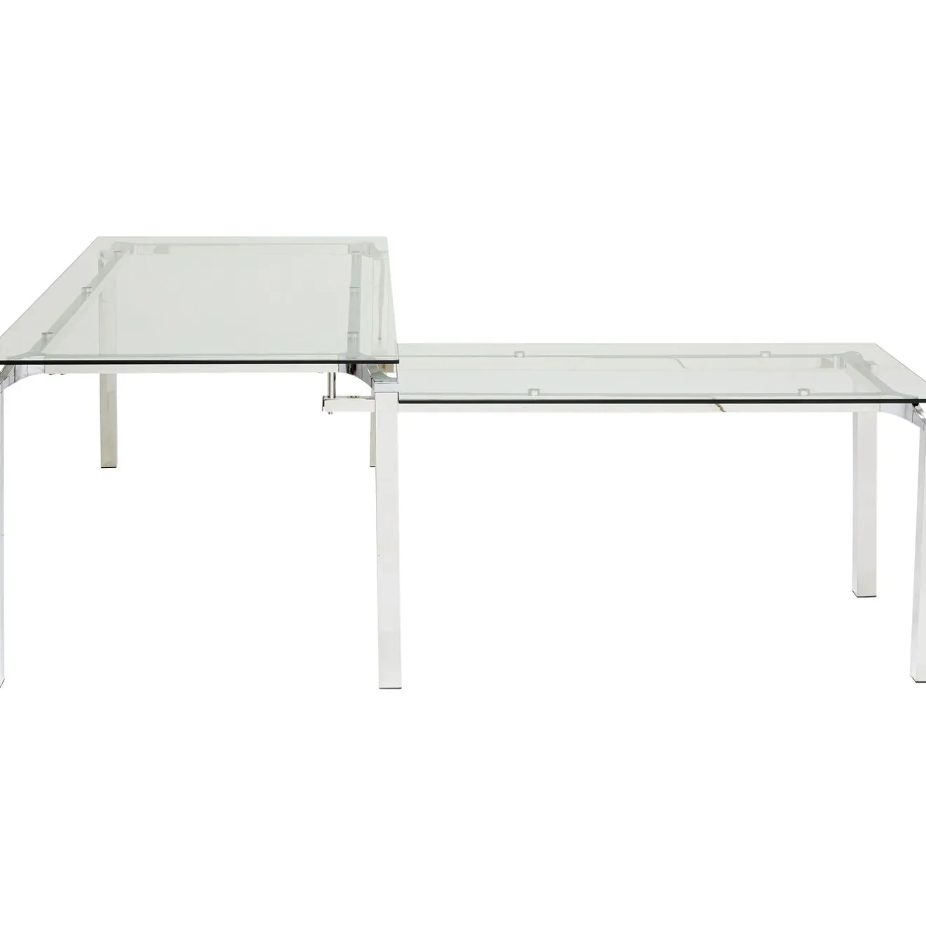 KARE Design Bureaux|Bureau D Angle Lorenco Chrome 210X180Cm
