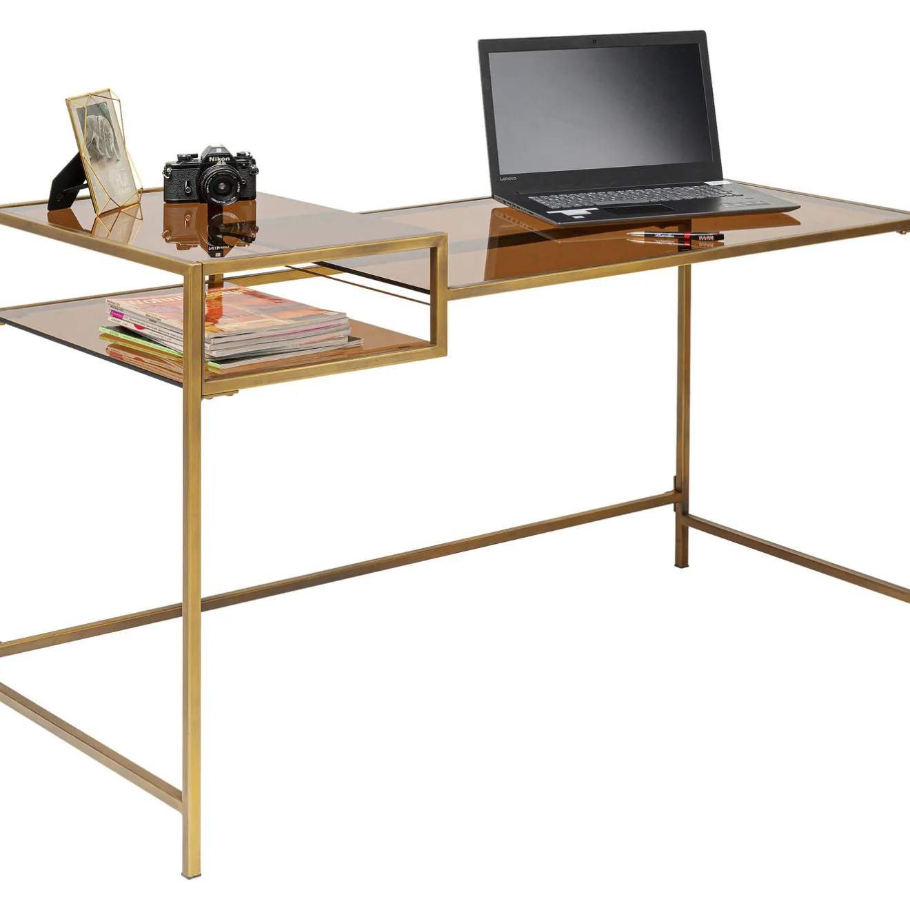 KARE Design Bureaux|Bureau Loft Dore 134X60Cm
