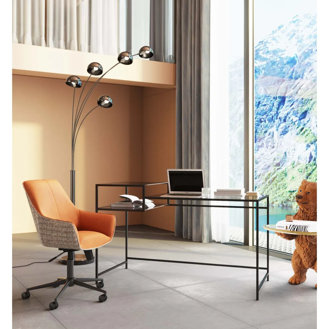 KARE Design Bureaux|Bureau Loft Noir 134X60Cm