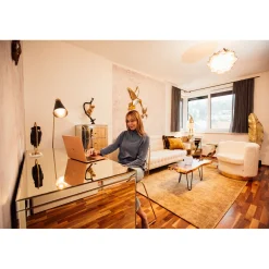 KARE Design Bureaux|Bureau Luxury Champagne 140X60Cm