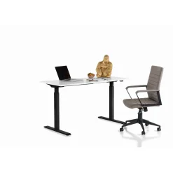 KARE Design Bureaux|Bureau Office Noir Blanc 160X80