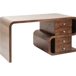 KARE Design Bureaux|Bureau Soft Snake Noyer 150X70Cm