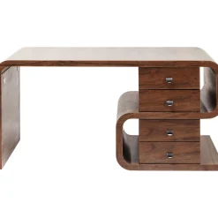 KARE Design Bureaux|Bureau Soft Snake Noyer 150X70Cm