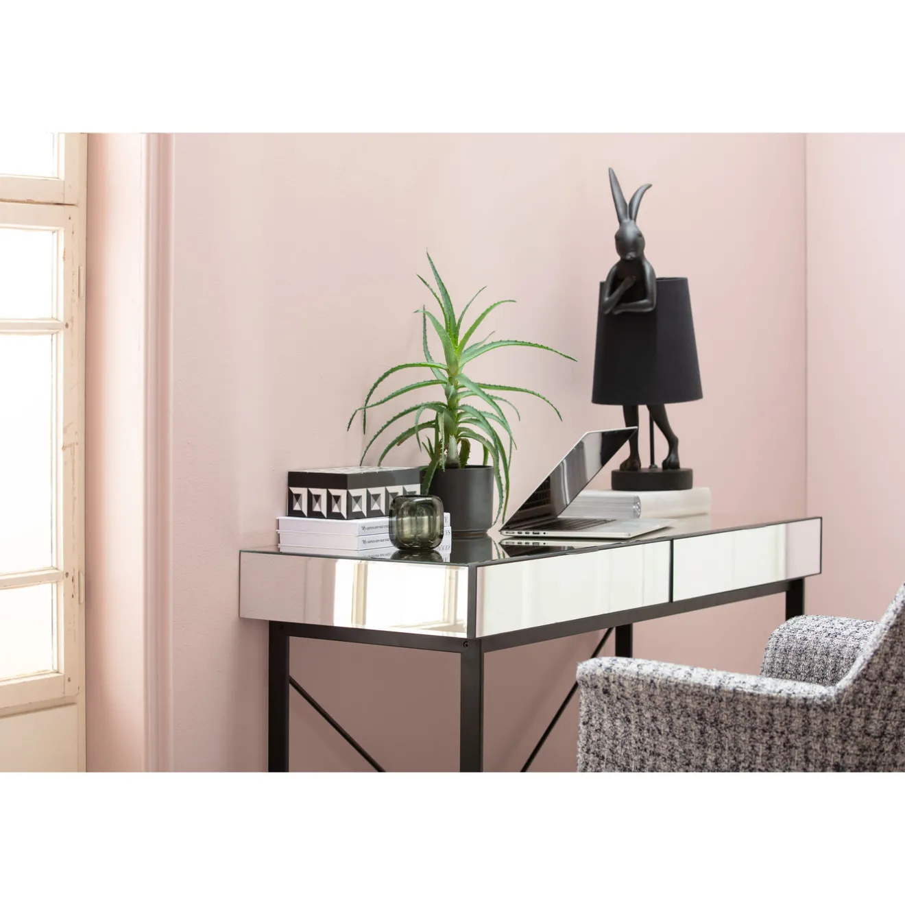 KARE Design Bureaux|Bureau Soran Noir 120X50Cm