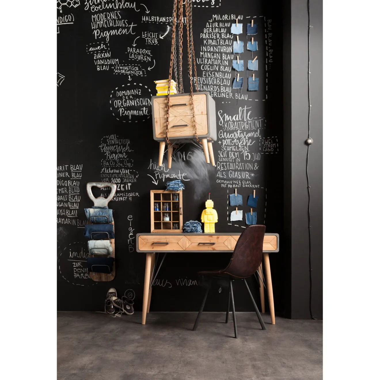 KARE Design Bureaux|Bureau X Factory 3 Tiroirs 120X60Cm