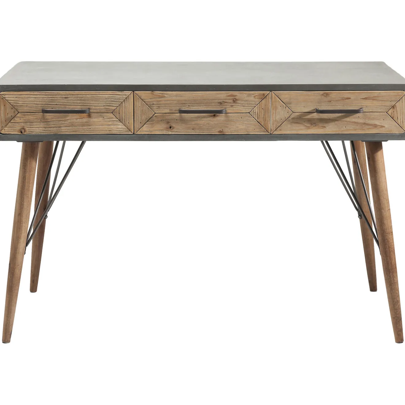 KARE Design Bureaux|Bureau X Factory 3 Tiroirs 120X60Cm