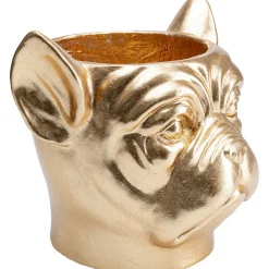 KARE Design Caches Pots|Cachepot Décoratif Bulldog Dore