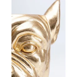 KARE Design Caches Pots|Cachepot Décoratif Bulldog Dore