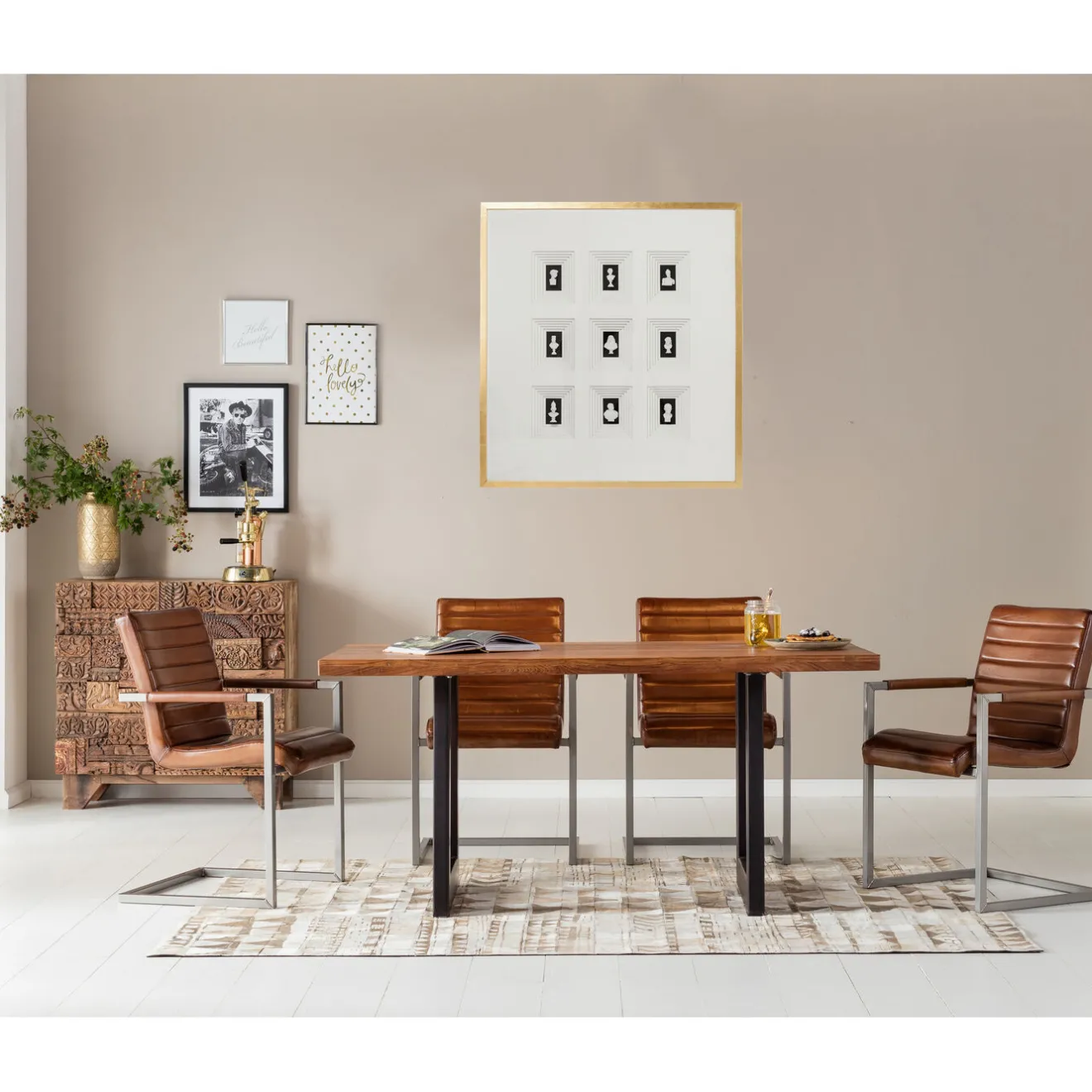 KARE Design Tableaux D'Objets|Cadre Décoratif Ancient Art Nove 100X110Cm