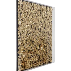 KARE Design Tableaux D'Objets|Cadre Décoratif Gold Leaf 120X120Cm