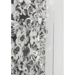 KARE Design Tableaux D'Objets|Cadre Décoratif Silver Flower 100X100Cm