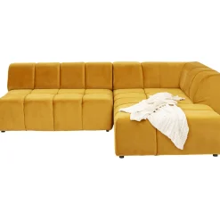KARE Design Canapés D'Angle|Canapés Angle Belami Velvet Amber Droit