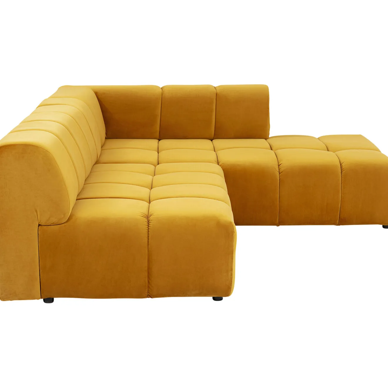 KARE Design Canapés D'Angle|Canapés Angle Belami Velvet Amber Droit
