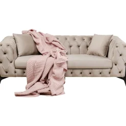 KARE Design 2 Places|Canapés Bellissima 2-Places Velours Beige 200Cm